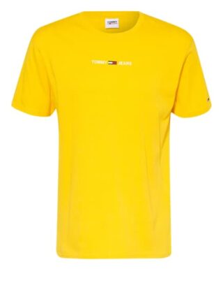 Tommy Jeans T-Shirt Herren, Gelb