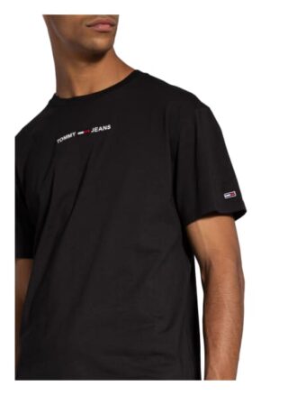 Tommy Jeans T-Shirt Herren, Schwarz