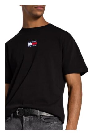 Tommy Jeans T-Shirt Herren, Schwarz