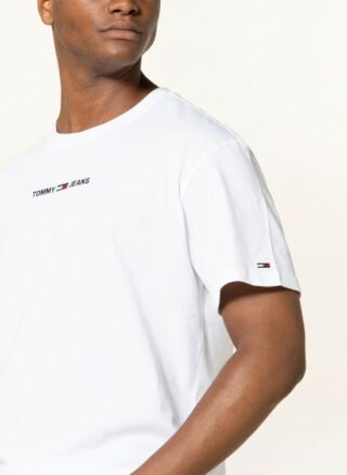Tommy Jeans T-Shirt Herren, Weiß