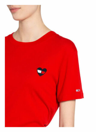Tommy Jeans T-Shirts Damen, Rot