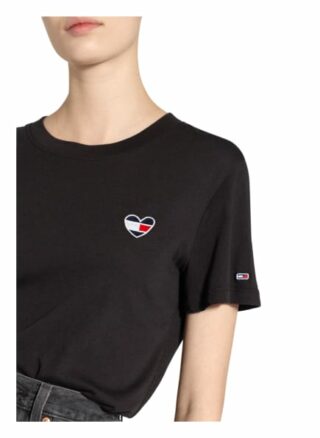 Tommy Jeans T-Shirts Damen, Schwarz