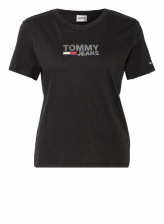 Tommy Jeans T-Shirts Damen, Schwarz