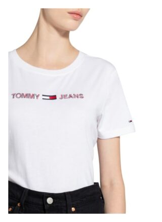 Tommy Jeans T-Shirts Damen, Weiß