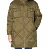 Tommy Jeans TJW Diamond Quilted Steppmantel Damen, Grün