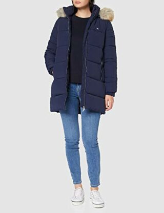 Tommy Jeans TJW MODERN Steppmantel Damen, Blau