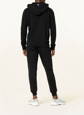 True Religion Hoodie Herren, Schwarz