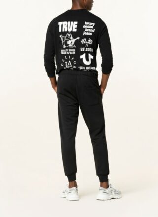 True Religion Jogginghose Herren, Schwarz