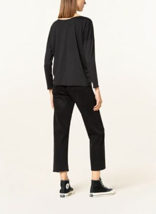 True Religion Longsleeve Damen, Schwarz