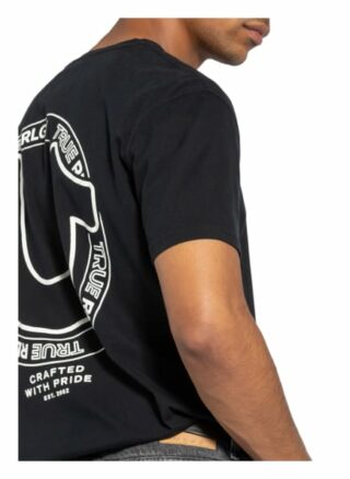 True Religion T-Shirt Herren, Schwarz