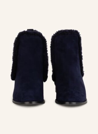 UNÜTZER Chelsea Boots Damen, Blau