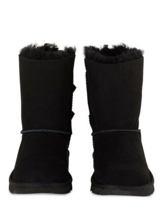 Ugg Bailey Bow Ii Biker Boots Damen, Schwarz
