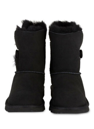Ugg Bailey Button Biker Boots Damen, Schwarz