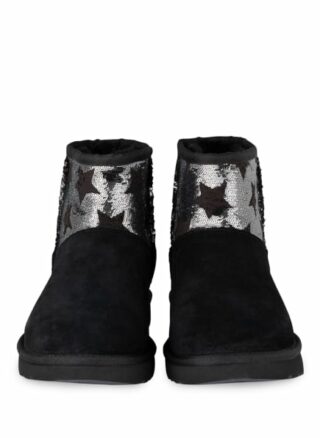 Ugg Classic Mini Winterboots Damen, Schwarz
