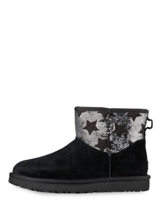 Ugg Classic Mini Winterboots Damen, Schwarz