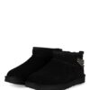 Ugg Classic Ultra Mini Chains Winterboots Damen, Schwarz