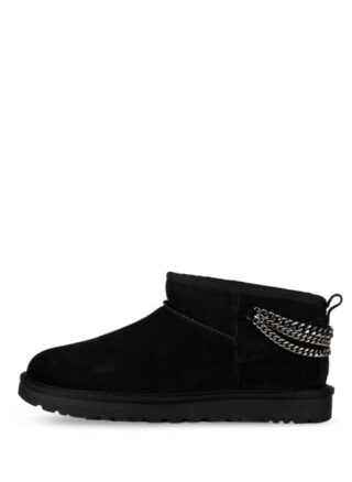 Ugg Classic Ultra Mini Chains Winterboots Damen, Schwarz