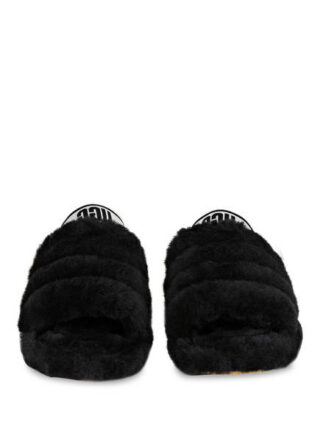 Ugg Fluff Yeah Pantoletten Damen, Schwarz