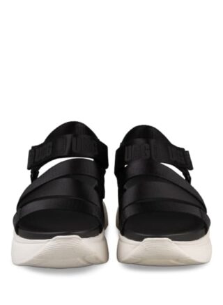 Ugg La Shores Plateau-Sandalen Damen, Schwarz