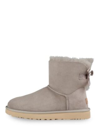 Ugg Mini Bailey Bow Ii Winterboots Damen, Grau