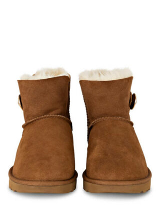 Ugg Mini Bailey Button Bling Winterboots Damen, Braun