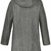 Ulla Popken Dufflecoat Damen, Grau