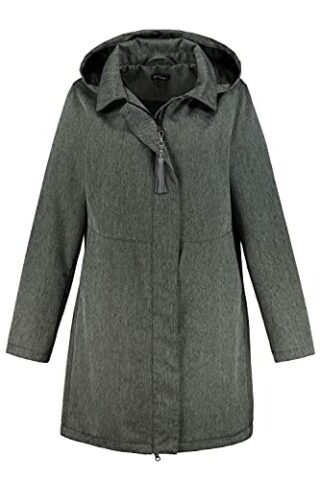 Ulla Popken Mantel Damen, Grau
