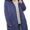 Ulla Popken Steppmantel Damen, Blau