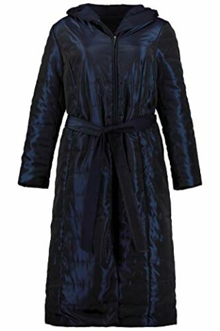 Ulla Popken Steppmantel Damen, Blau