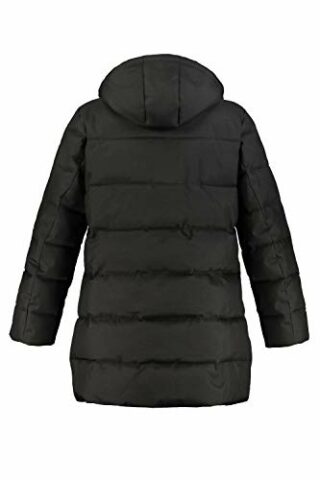 Ulla Popken Steppmantel Damen, Schwarz