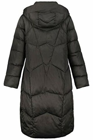 Ulla Popken Steppmantel Damen, Schwarz