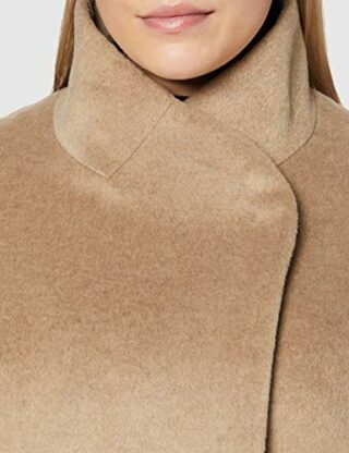 Ulla Popken Wollmantel Damen, Beige