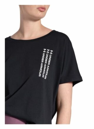 Under Armour Ua Live Repeat T-Shirts Damen, Schwarz
