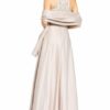 Unique Abendkleid Damen, Beige