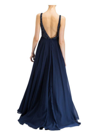 Unique Abendkleid Damen, Blau
