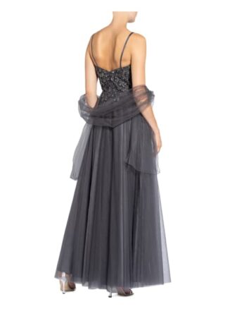 Unique Abendkleid Damen, Grau