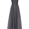 Unique Abendkleid Damen, Grau