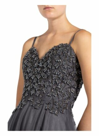 Unique Abendkleid Damen, Grau