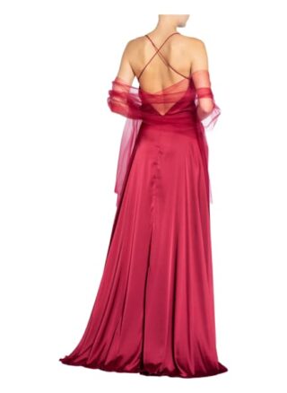 Unique Abendkleid Damen, Rot