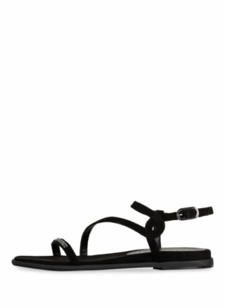 Unisa Claris Riemchensandalen Damen, Schwarz