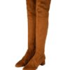 Unisa Lukas Overknee-Stiefel Damen, Braun