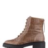 Unisa Malasia Schnürboots Damen, Beige