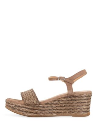 Unisa Riemchensandalen Damen, Beige