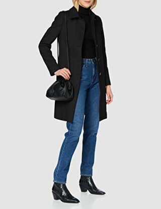 United Colors of Benetton Cappotto Mantel Damen, Schwarz