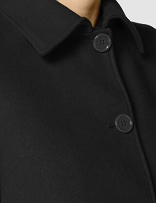 United Colors of Benetton Cappotto Mantel Damen, Schwarz