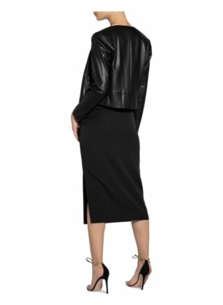 V by Vera Mont Lederjacke Damen, Schwarz