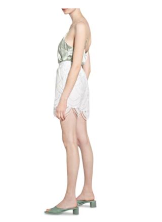VALÉRIE KHALFON Sany Shorts Damen, Weiß