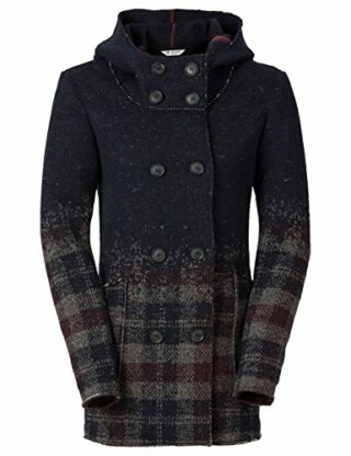VAUDE Västeras Wollmantel Damen, Schwarz