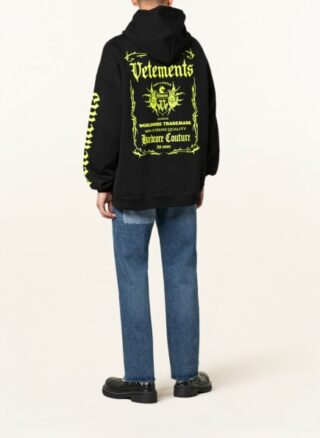 VETEMENTS Hoodie Herren, Schwarz