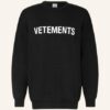 VETEMENTS Oversized-Pullover Herren, Schwarz